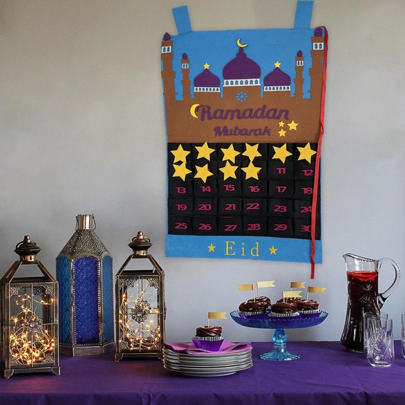 Ramadan Calendar Eid Mubarak Hanging Countdown Calendar Advent Calendar 2021