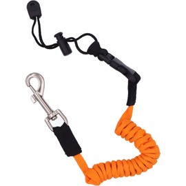 YTZ Outdoor Anti-Lost Fishing Lanyard, Fishing Pole Tether, Kayak Paddle Leash, Retractable Coiled Lanyard for Fishing, Rods, Pliers, Boating, Paddles, Kayak (1)