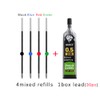 MROOFUL 5 in 1 Medium Tip 1.0 mm Multicoloured Ballpoint