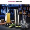Expert Cocktail Shaker Home Bar Set - 14 Piece Stainless