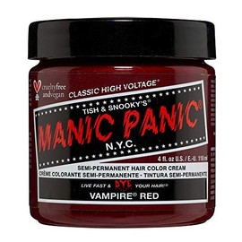 Manic Panic - Tinte De Pelo Clásico De Alto Voltaje, Rojo Vampiro, 4 Onzas