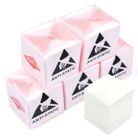 Elfcam® - 750 pieces 40 x 40 mm fibreglass cleaning paper, for decontaminating bare glass fibre before splicing and at the ends of fibre optic connectors.