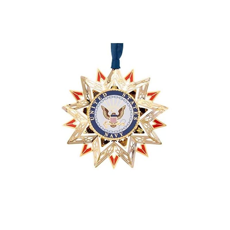 Adorno de Navidad decorativo de latón vibrante de 3 pulgadas
