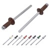 Pack of 50 Painted Blind Rivets 3.2 x 8 mm,