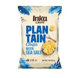 Inka Crops Sea Salt Plantains, 4-Ounce bags (Pack of 12)