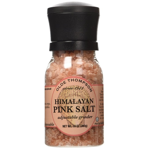 Olde Thompson, Himalayan Pink Salt, 10oz Grinder (Pack of 2)