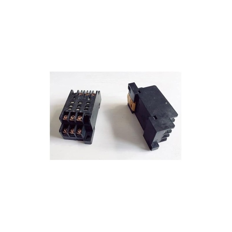 Relay Socket Base, 2-Pack, 8-Pin General Purpose Relay, Relay Base