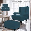 Easy-Going Stretch Wingback Chair Sofa Slipcover 1-Piece Sofa Cover Furniture