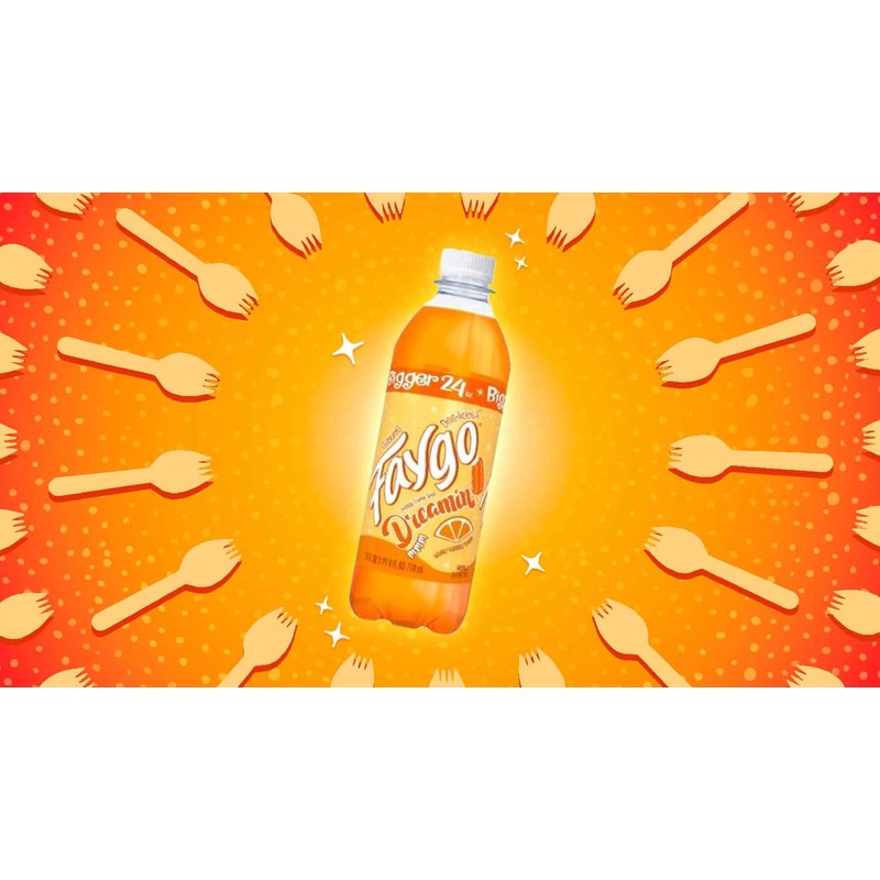 Faygoo Dreamin Orange 24oz (24 pack bottles)