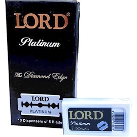 50 cuchillas de afeitar de doble filo New Lord Platinum