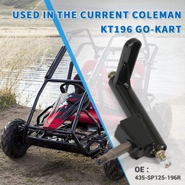 MXLTYMX Upgrade Right Sid Spindle Steering Knuckle compatible with Coleman KT196 and the HiSun HS200GK Go-Karts Replace 435-SP125-196R