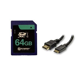 Accessory Kit Compatible with Synergy Digital, Works with Sigma fp Digital Camera Includes: HDMI6FMC AV & HDMI Cable, SY-SD64GB Memory Card