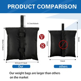 Sratte 12 Tent Weight Bags Canopy Weights Sand Bags Waterproof Canopy Tent Sandbags for Pop up Canopy Tent Legs Patio Gazebo Umbrella Base Pool Ladder Outdoor Sand Bags