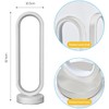 RINGSUN USB Bedside Lamp, 32cm 3-Color Dimmable LED Night Light,