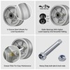 LONGRUNFORU 6" X 2" Sliding Gate Wheels, （2 Pack）Cast Iron