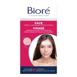 Bioré Deep Cleansing Pore Strips for Instant Facial Pore Unclogging and Blackhead Removal (8 Count)