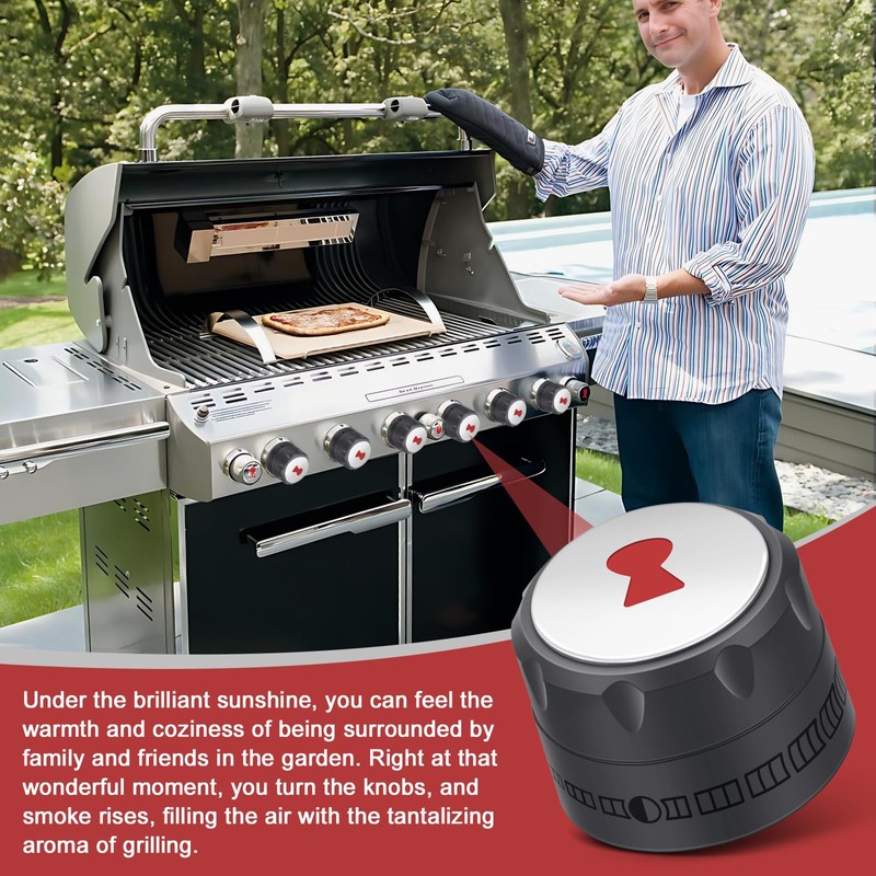 FBULWSEC 2025 Upgraded 91538 Gas Control Knobs - 4 Pack,