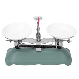 Balance Scale, 100g or 500g Double Pan Balance Scale with Various Weights, Tray and Tweezers, High Calibration Accuracy Mechanical Tray Balance Scale for Lab Physics Experiment (100g)
