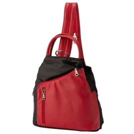 VIVID HORN 23150 La Creviar Arch 3-Way Backpack, black/burgundy