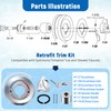 Avenuebool Retrofit Trim Kit, Compatible with Symmons/Temptrol Tub and Shower
