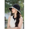 Women's Straw Hat, Black