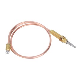 Nikou Universal M8 Thread Thermocouple Gas Probe Accessories, 600 mm Heater Burner Thermocouple Chimney Replacement Kit Adapter for Heating Gas Fire Pit Grill