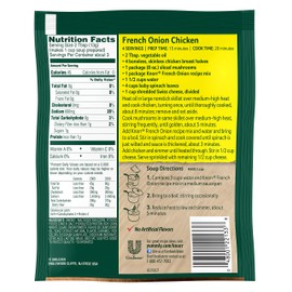 Knorr Soup Mix and Recipe Mix For Soups, Sauces and Simple Meals French Onion No Artificial Flavors 1.4 oz