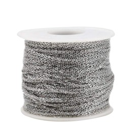 Asudaro 10 Metre Stainless Steel Cable Chain Metal Chain Link Chain Link Chain Link Chain for Jewellery Making, 2,5mm, Stainless steel