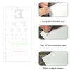 Complete Snellen Eye Exam Kit Standard 20 Feet Snellen Eye