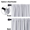 DWCN Patio Sliding Door Curtains - Extra Wide Curtains for