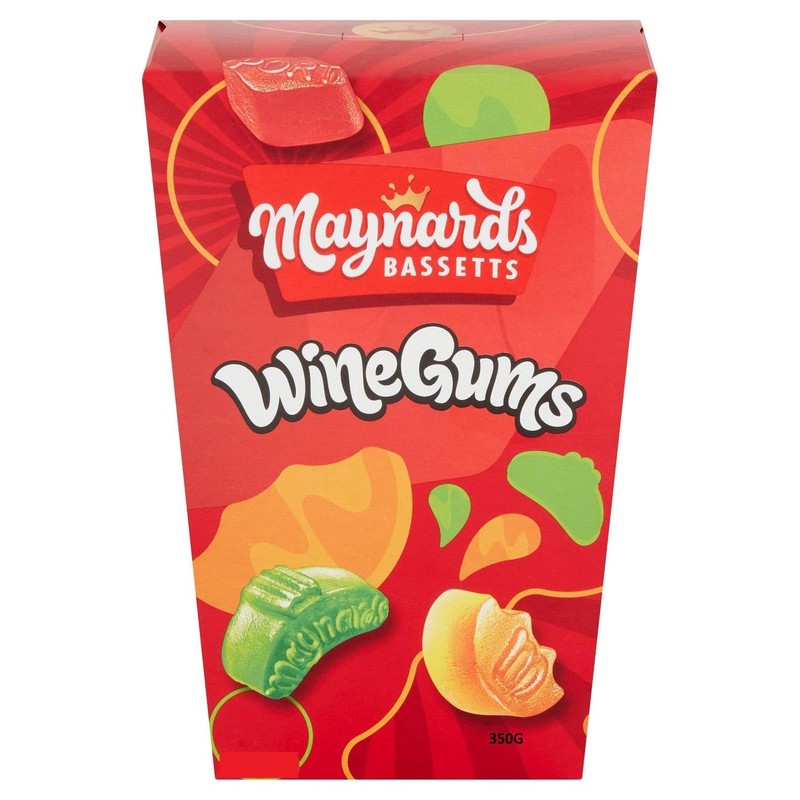 Maynards Wine Gums Carton 350g (Pack of 6)