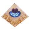 Constellation Pyramid Stone for Positive Energy Reduce Stress Chakra Resin