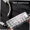 CAXUSD Electronics Cord Organizer Box with Lid Cable Storage for
