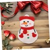 TEHAUX Christmas Snowman Embroidery Patches Unique Craft Appliques for Clothing