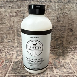 Dionis UNSCENTED Bath & Shower Goat Milk Creme 14.5 fl oz Sealed