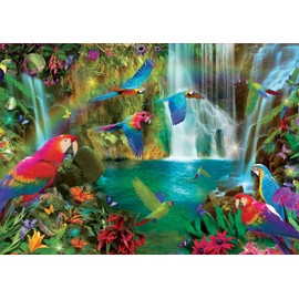 Educa 18457, Tropical Parrots, 1000 Piece Puzzle for Adults and Children from 10 Years, Animal Puzzle, Natural Puzzle