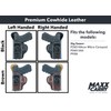 Maxx Carry IWB Leather Gun Holster for Sig Sauer P365