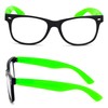 V.W.E. 2 Pairs Transparent Neon Color Deluxe Reading Glasses -