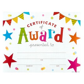 Certificate of Award, 30 Pack