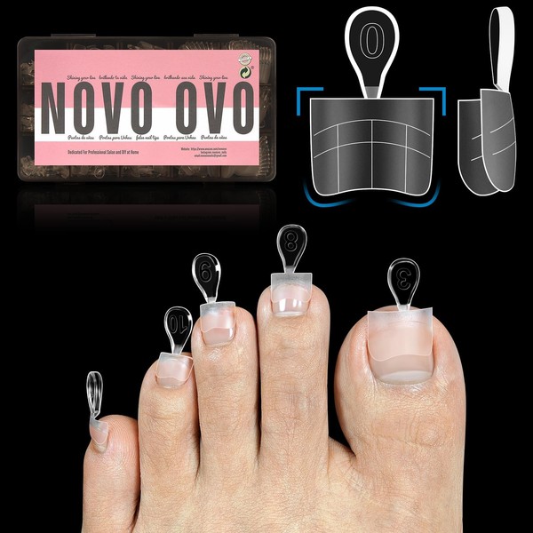 NOVO OVO Upgraded Flexible Half Cover Soft Gel Fake Toe