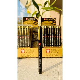 Sakura Pigma Micron Fineliner Pen, 100th Anniversary Limited Edition, Black (005)