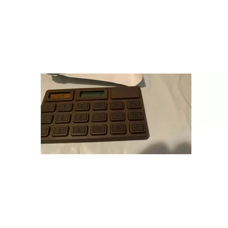 Scholastic Chocolate Bar Shaped Calculator Solar Powered with factory box