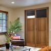 WdFour French Door Curtains with Silky Feel Thermal Insulated Noise
