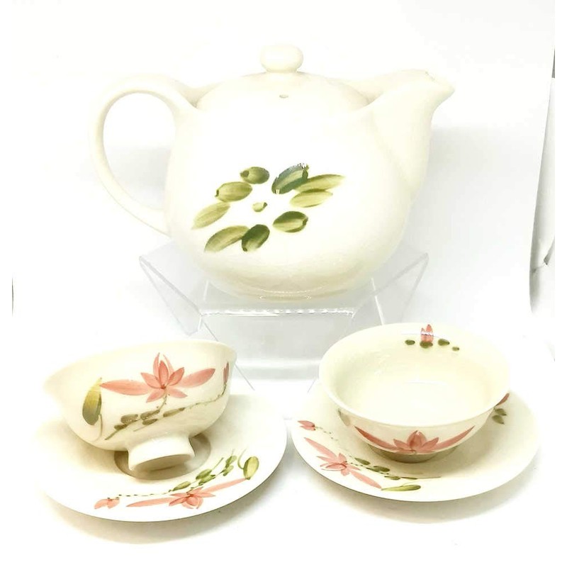 Lotus 6 Piece Tea Service Set