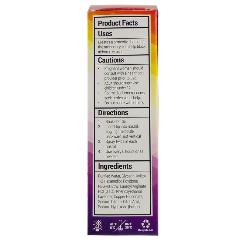 Covixyl Protective Nasal Spray, Immune Support and Aids Cold Defense,