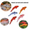 Xusxes Pack of 5 Artificial Goldfish Model Aquarium Fish Floating