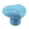 Flomore Blue Drawer Knob Ceramic Cabinet Knobs Kids Room Handle