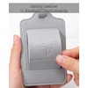 Teskyer 3 Pack Luggage Tags for Suitcases, Luggage Labels, Microfiber