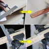 WINICE 3-Piece 8" Wood Rasp File Set, Set of Flat,