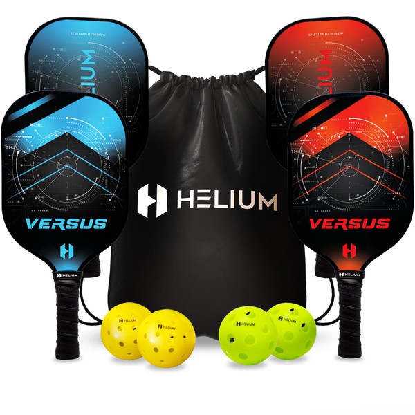 Helium Pickleball Paddles Set of 4 - USAPA Certified -
